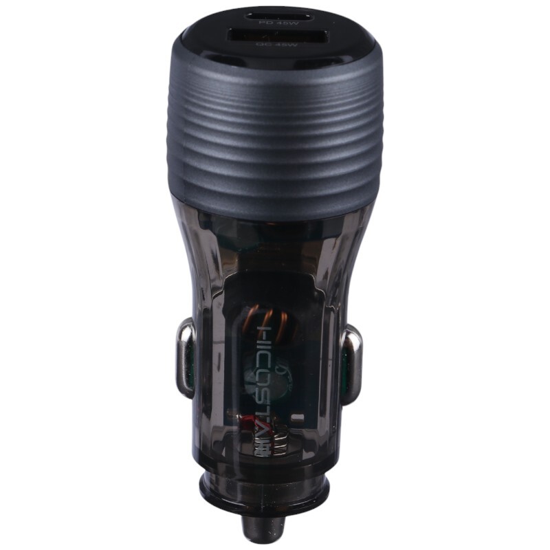 شارژر فندکی فست شارژ Hicostar HS-CC27 3A QC PD 45W