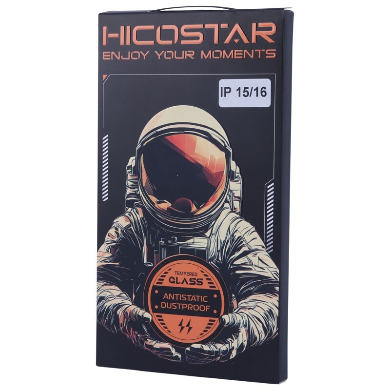 گلس آنتی استاتیک Hicostar Tempered آیفون iPhone 15 / 16