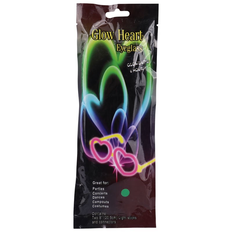 عینک شب تاب Nice Glow طرح قلب