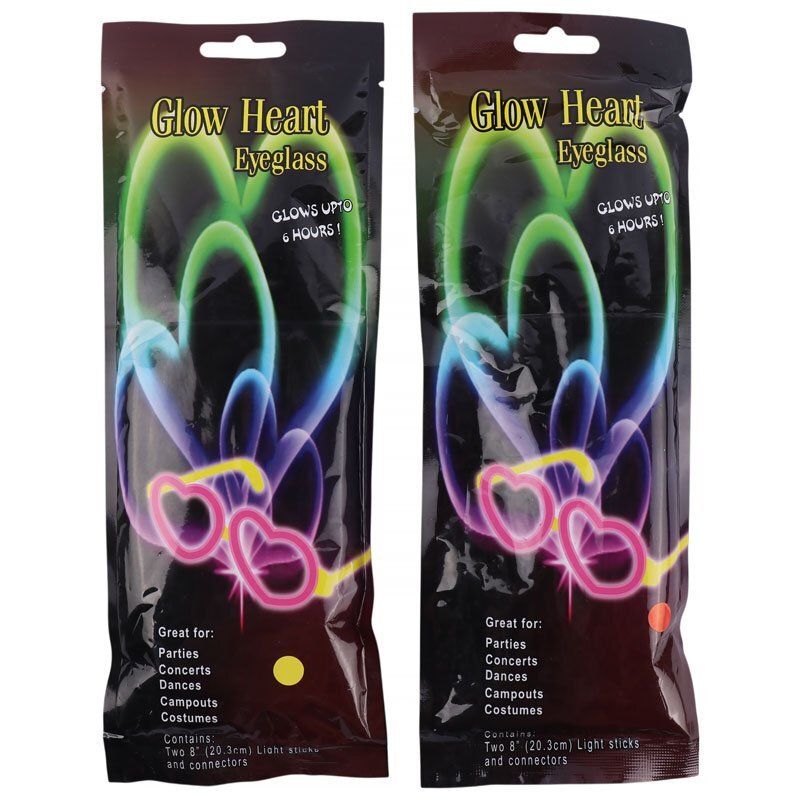 عینک شب تاب Nice Glow طرح قلب