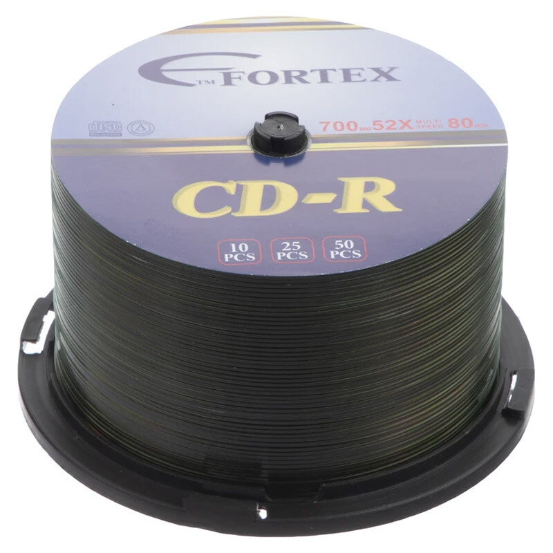 CD خام فورتکس Fortex بسته 50 عددی
