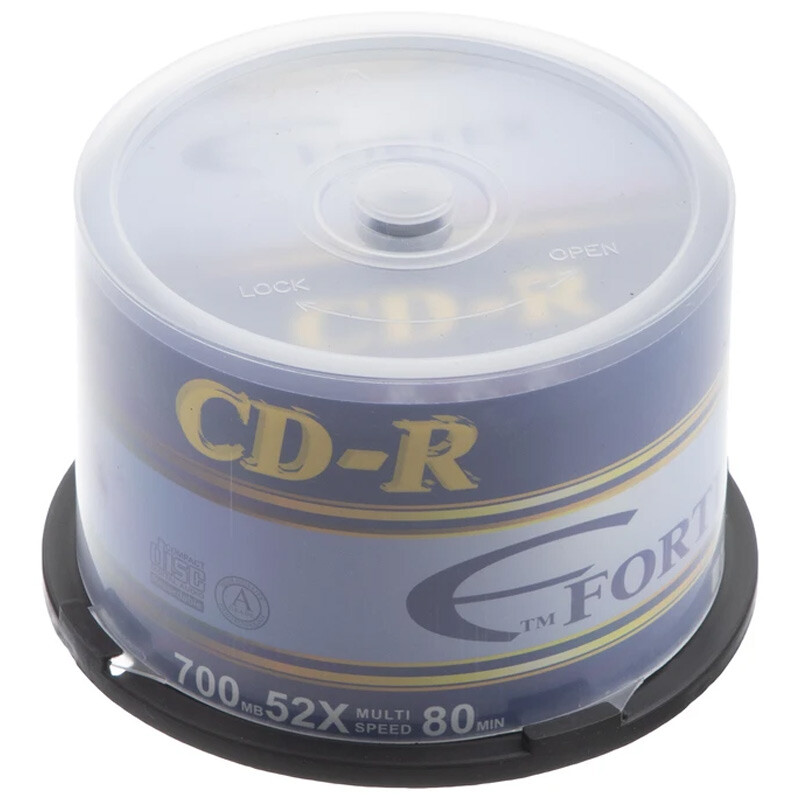 CD خام فورتکس Fortex بسته 50 عددی
