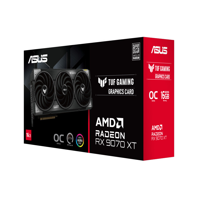 کارت گرافیک ASUS TUF Gaming Radeon RX 9070 XT OC Edition 16GB GDDR6 256Bit