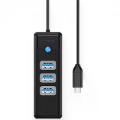 هاب 4 پورت Type-C اوریکو PW3UR-C3