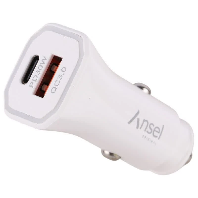شارژر فندکی 30 وات انسل A-19