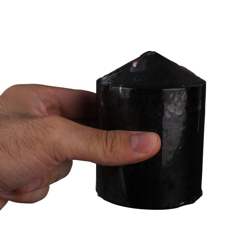 شمع استوانه ای سر کونیک آنتیک قطر 7.5 سانتی متر سایز 2
