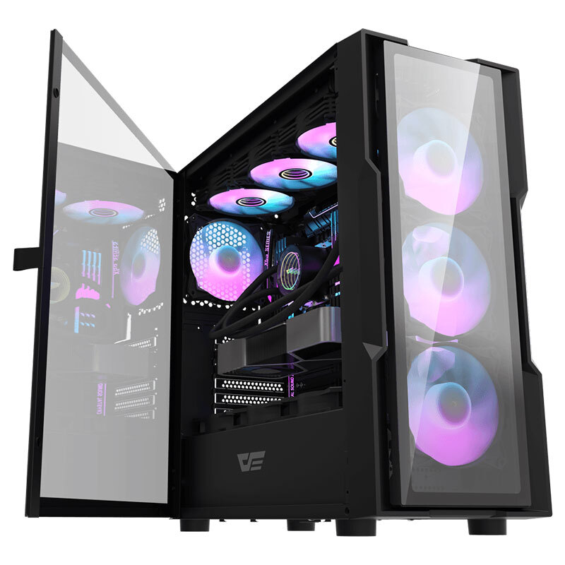 کیس کامپیوتر دارک فلش DarkFlash DK431 Glass
