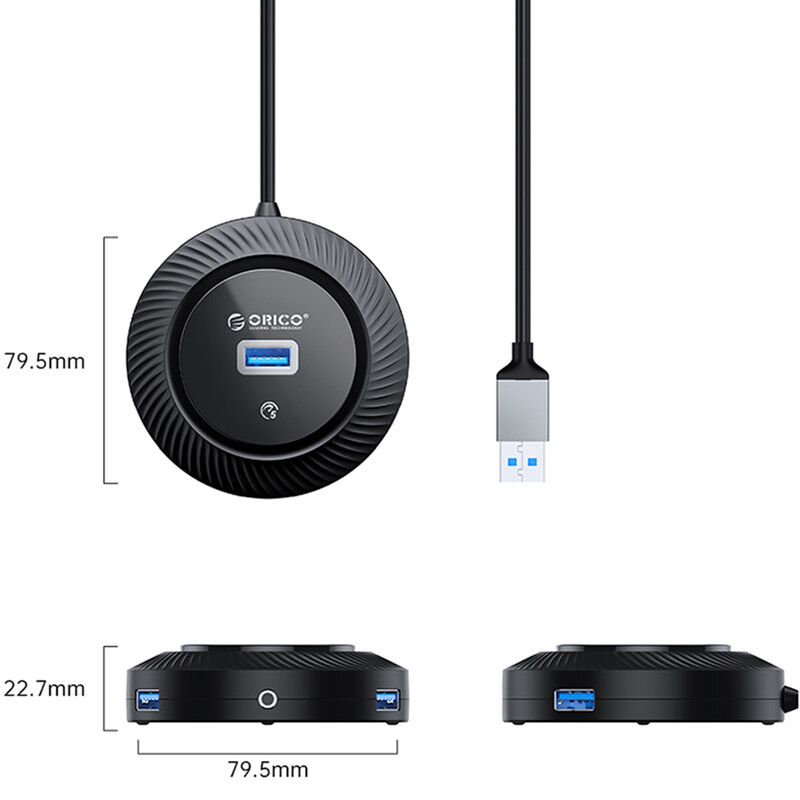 هاب 4 پورت USB 3.0 اوریکو YSR4-C3