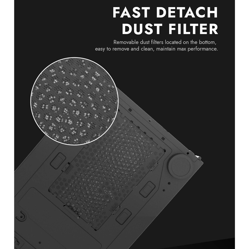 کیس کامپیوتر دارک فلش DarkFlash DK431 Glass