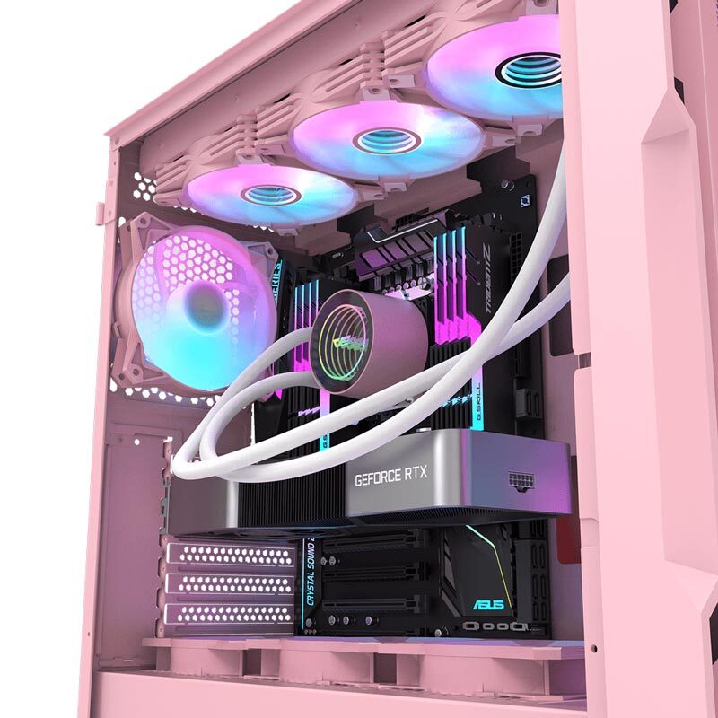 کیس کامپیوتر دارک فلش DarkFlash DK431 Glass