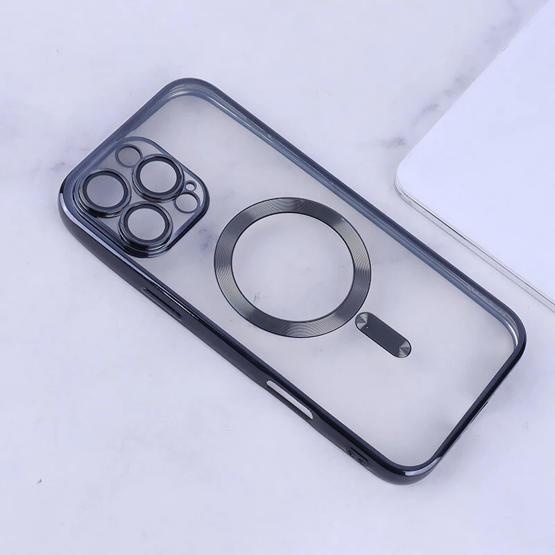 قاب ژله ای مگ سیف Q Series آیفون iPhone 16 Pro Max محافظ لنزدار