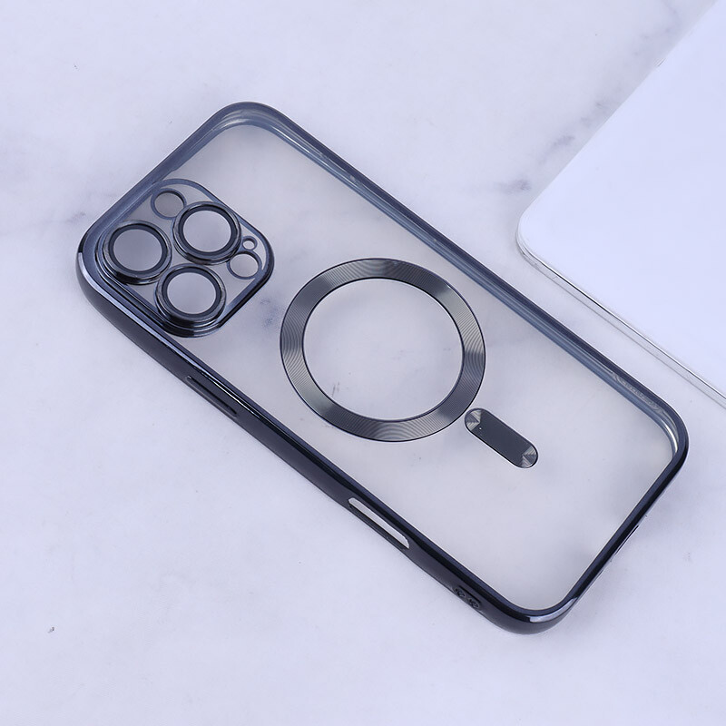 قاب ژله ای مگ سیف Q Series آیفون iPhone 16 Pro Max محافظ لنزدار