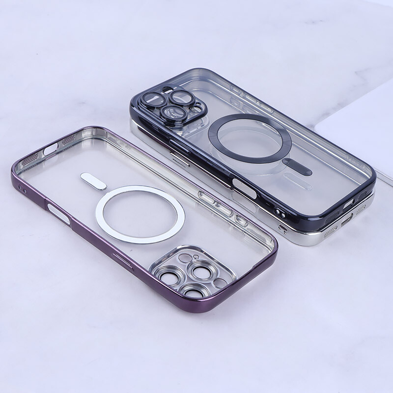 قاب ژله ای مگ سیف Q Series آیفون iPhone 16 Pro Max محافظ لنزدار