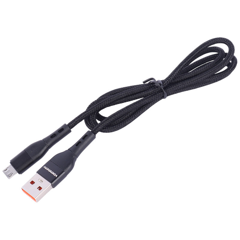 کابل میکرو یو اس بی فست شارژ Vdenmenv D60V 2.4A 0.9m شرینک