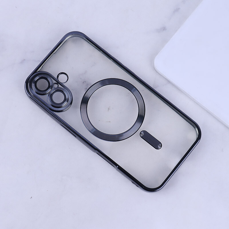 قاب ژله ای مگ سیف Q Series آیفون iPhone 16 محافظ لنزدار