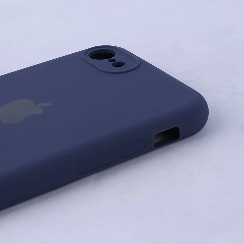قاب سیلیکونی اصلی زیربسته آیفون iPhone 7 / 8 / SE 2020 محافظ لنزدار