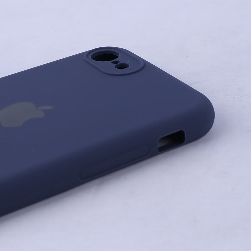 قاب سیلیکونی اصلی زیربسته آیفون iPhone 7 / 8 / SE 2020 محافظ لنزدار