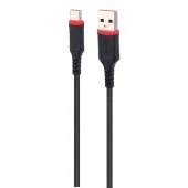 کابل تایپ سی فست شارژ 3 آمپر دنمن D70T طول 1 متر شرینک