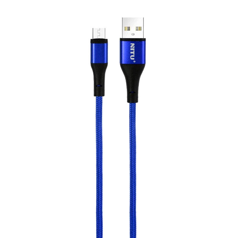 کابل میکرو یو اس بی فست شارژ 2.4 آمپر نیتو NC121 طول 1.2 متر