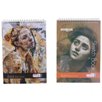 دفتر طراحی A5 سیمی 50 برگ سخن