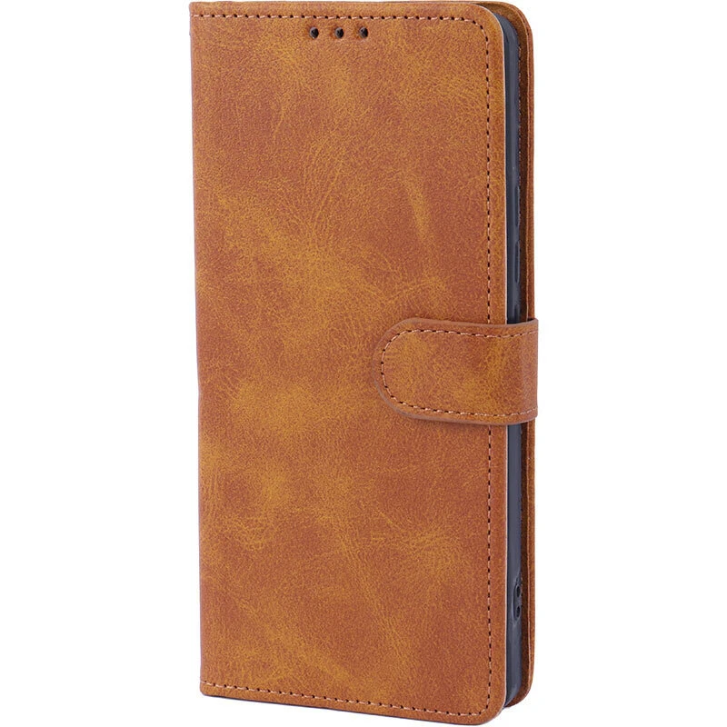 کیف چرمی مگنتی شیائومی Redmi Note 14 محافظ لنزدار