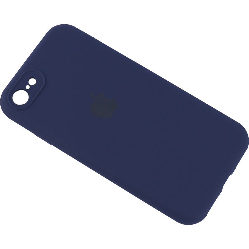 قاب سیلیکونی اصلی زیربسته آیفون iPhone 7 / 8 / SE 2020 محافظ لنزدار
