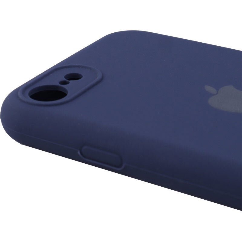 قاب سیلیکونی اصلی زیربسته آیفون iPhone 7 / 8 / SE 2020 محافظ لنزدار