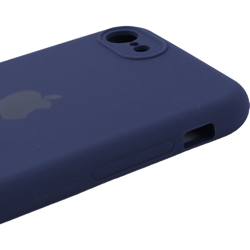 قاب سیلیکونی اصلی زیربسته آیفون iPhone 7 / 8 / SE 2020 محافظ لنزدار