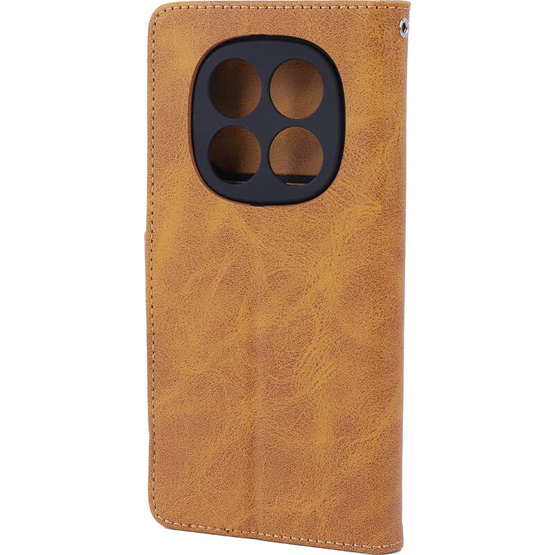 کیف چرمی مگنتی شیائومی Redmi Note 14 Pro 4G محافظ لنزدار