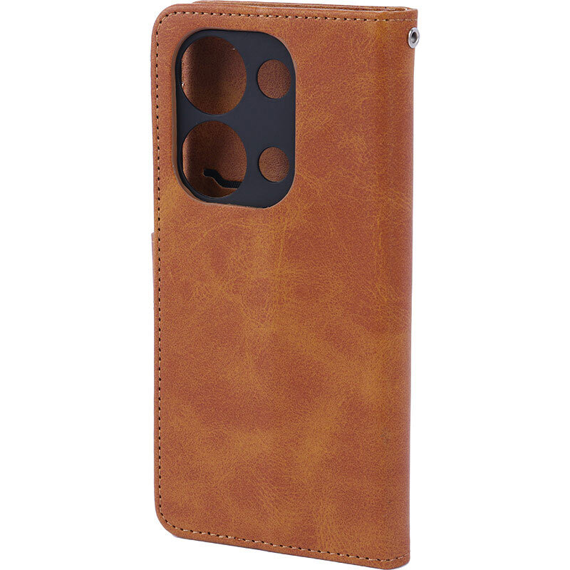 کیف چرمی مگنتی شیائومی Redmi Note 14S محافظ لنزدار