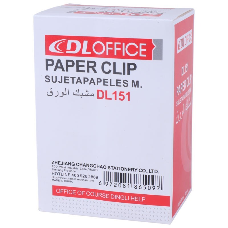 گیره کاغذ Dl Office DL151 بسته 100 عددی