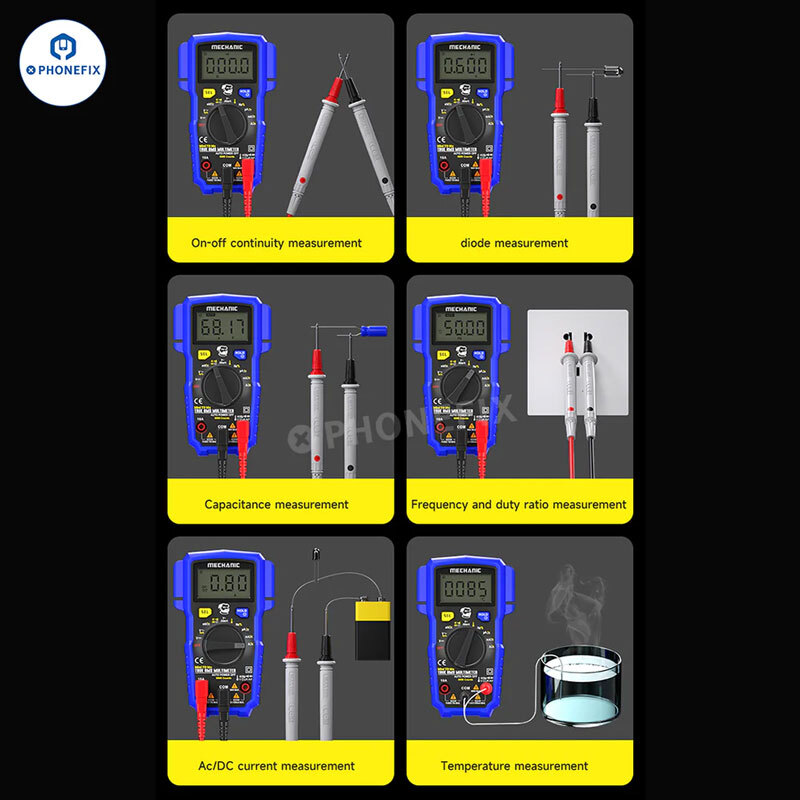 مولتی متر دیجیتال Mechanic Mini TD MX