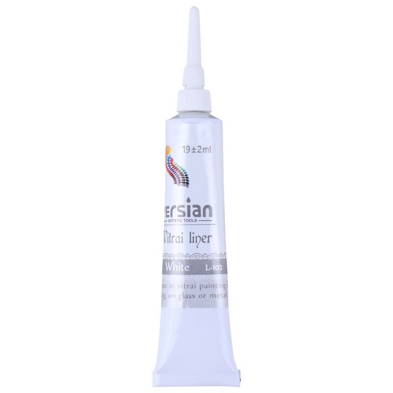 خمیر دورگیر سفید پرشین L-102 حجم 19 میلی لیتر بسته 6 عددی