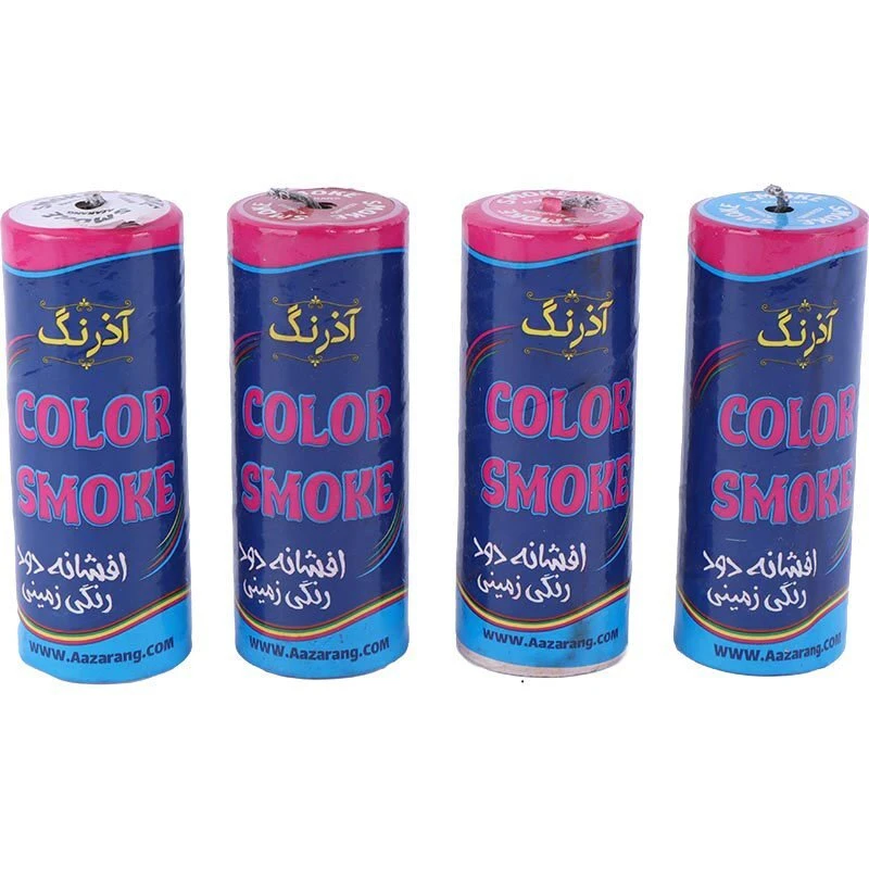دود رنگی زمینی آذرنگ Color Smoke