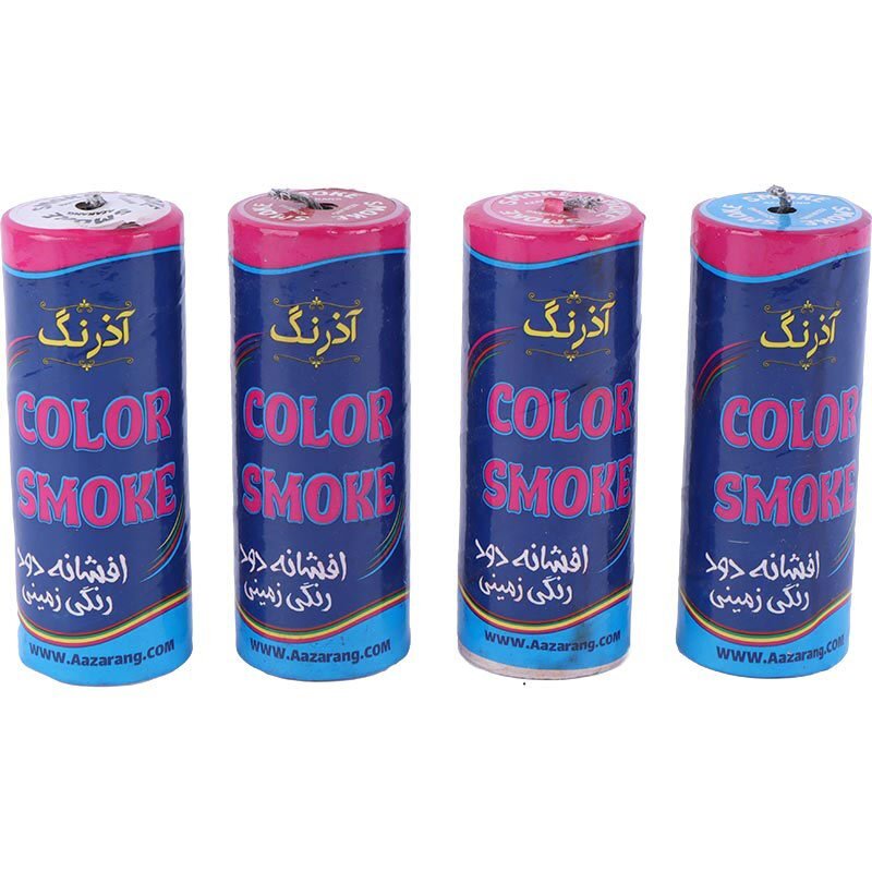 دود رنگی زمینی آذرنگ Color Smoke