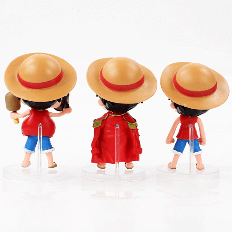 اکشن فیگور طرح One Piece Monkey D. Luffy کد 2125 بسته 3 عددی