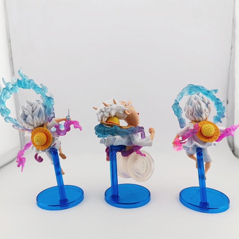 اکشن فیگور طرح Luffy Gear Piece بسته 5 عددی