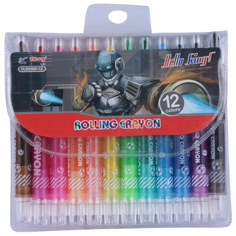 ژل کرایون 12 رنگ یالونگ YL95060-12