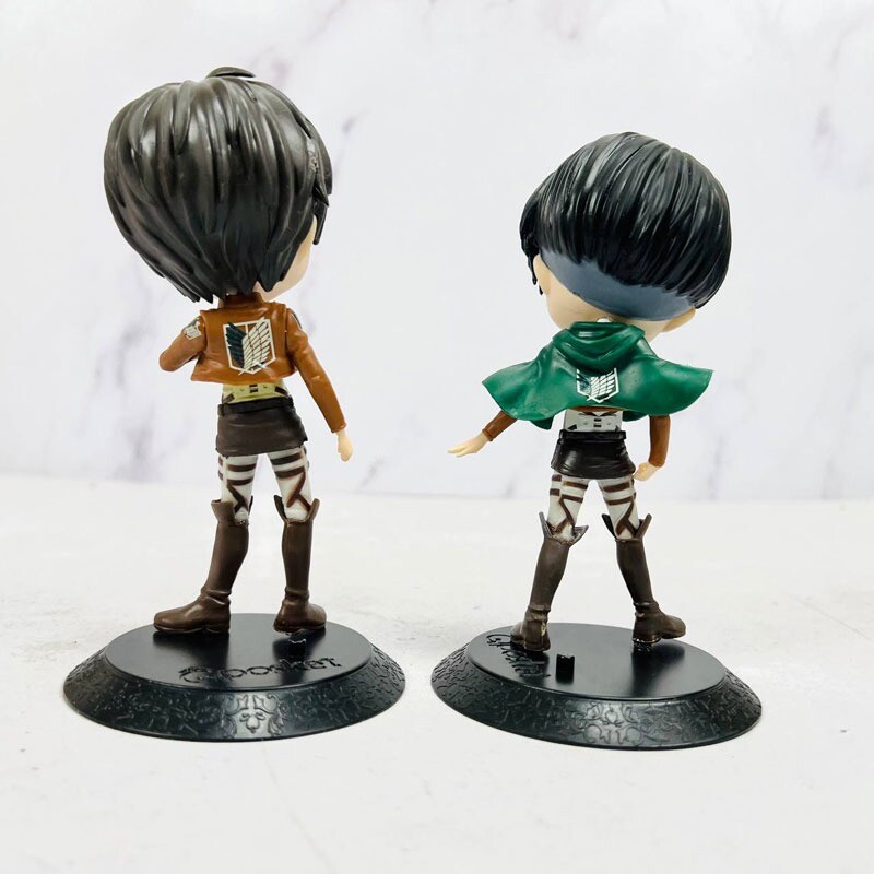 اکشن فیگور طرح ارن و لیوای Attack on Titan