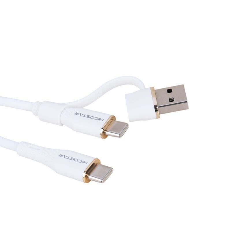 کابل تبدیل فست شارژ Hicostar HS-191 60W 1m