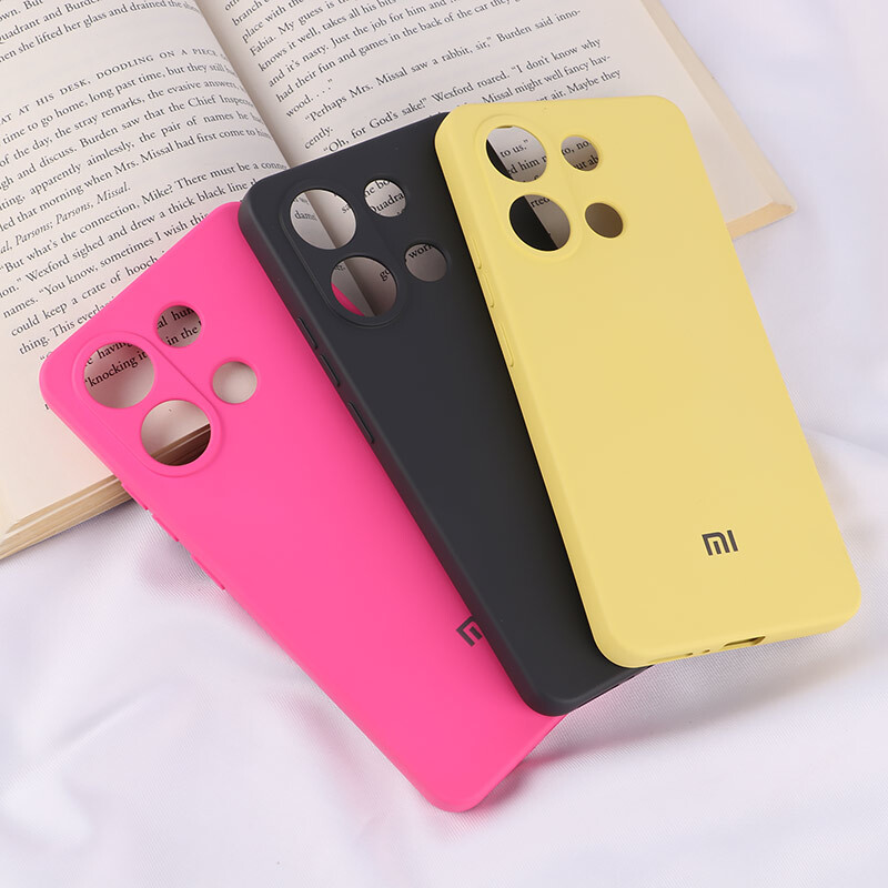 قاب سیلیکونی Highcopy زیر بسته محافظ لنزدار شیائومی Redmi Note 13 4G