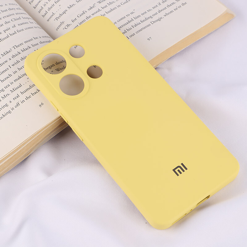 قاب سیلیکونی Highcopy زیر بسته محافظ لنزدار شیائومی Redmi Note 13 4G
