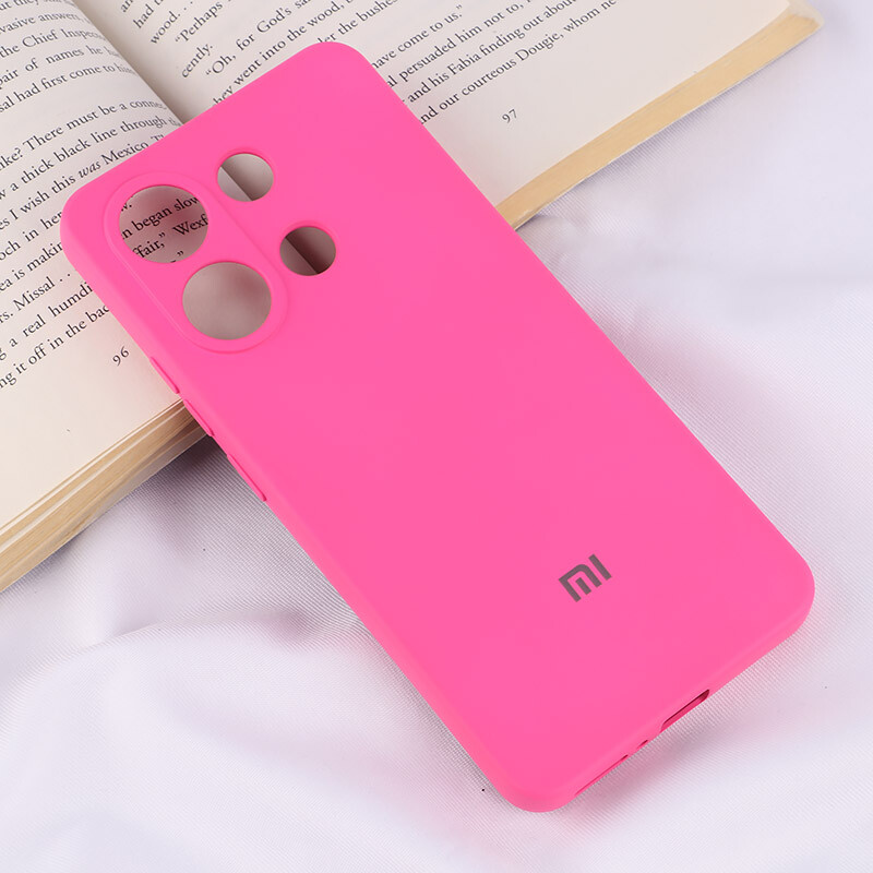 قاب سیلیکونی Highcopy زیر بسته محافظ لنزدار شیائومی Redmi Note 13 4G