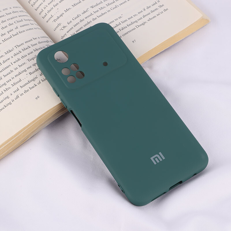 قاب سیلیکونی Highcopy زیربسته شیائومی Poco M4 Pro 5G محافظ لنزدار
