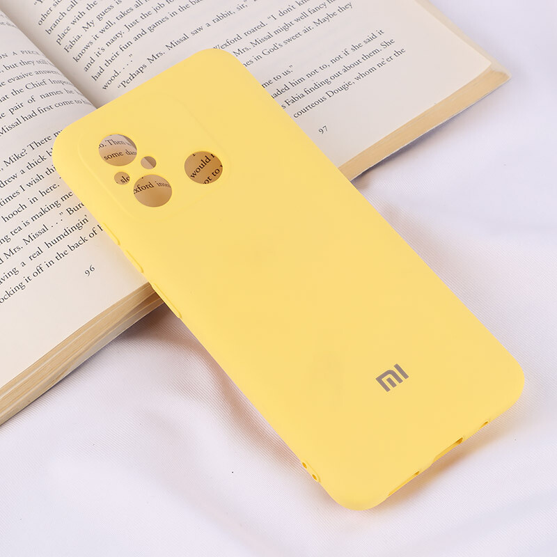 قاب سیلیکونی Highcopy زیربسته شیائومی Redmi 12C محافظ لنزدار