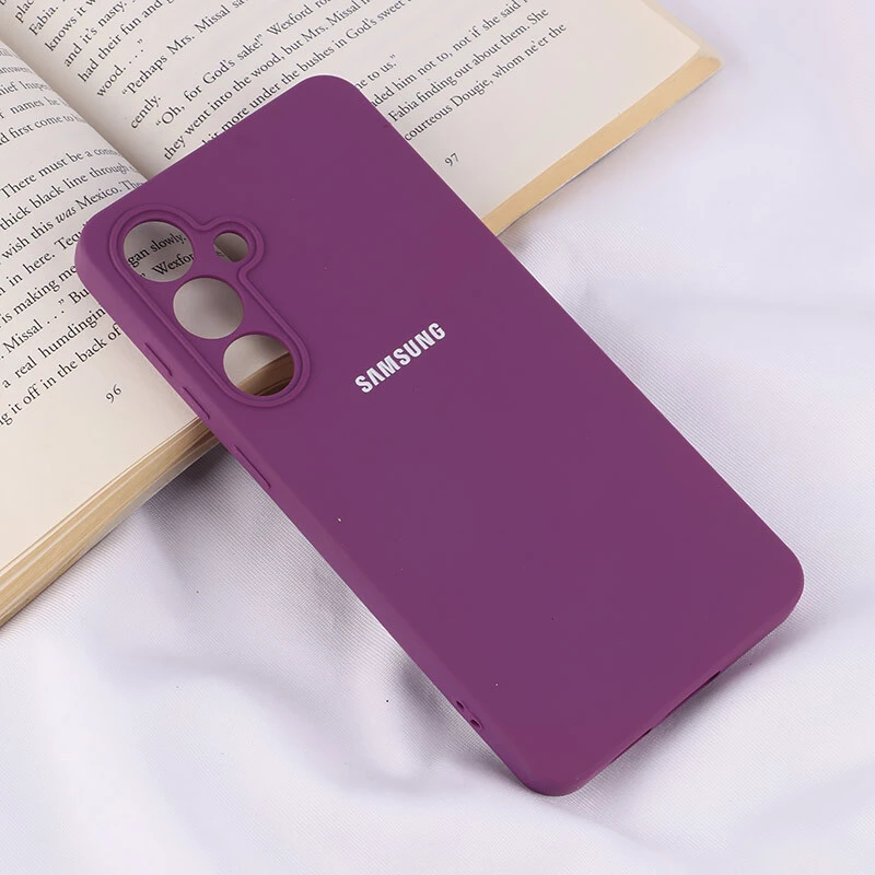 قاب سیلیکونی Highcopy زیر بسته سامسونگ Galaxy S24 FE محافظ لنزدار