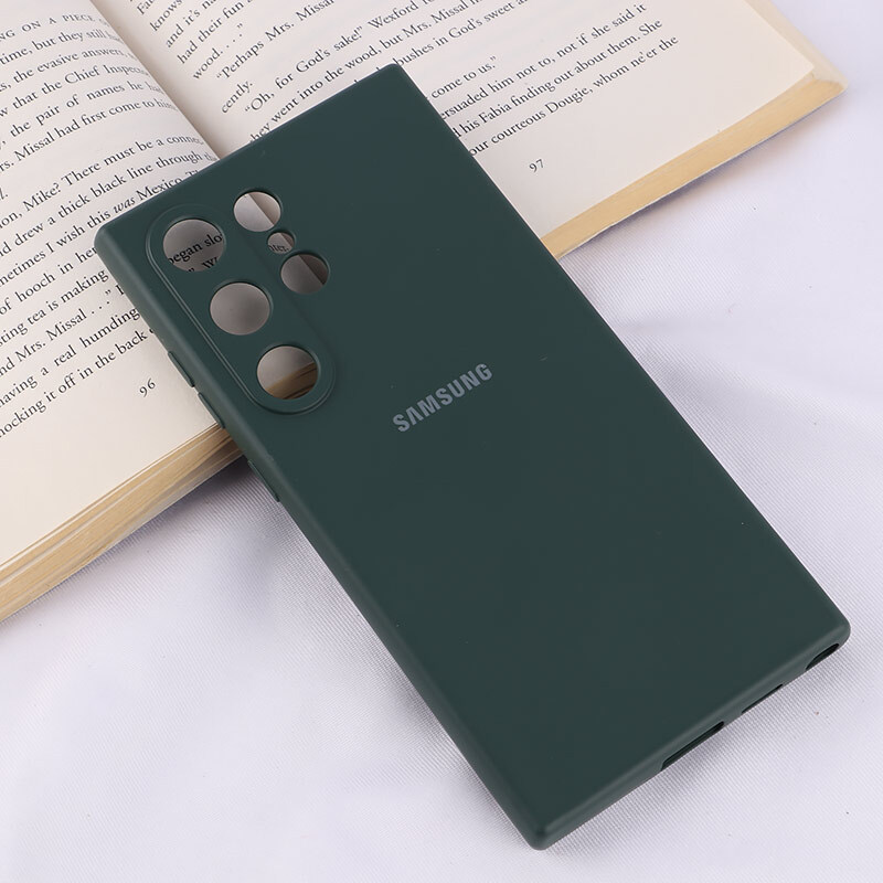 قاب سیلیکونی Highcopy زیربسته سامسونگ Galaxy S24 Ultra محافظ لنزدار