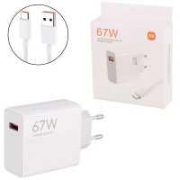شارژر دیواری 67 وات شیائومی MDY-12-ES QC3.0 PD 6.1A + کابل تایپ سی
