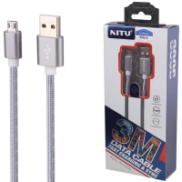کابل میکرو یو اس بی فست شارژ Nitu NT-UC040 3m