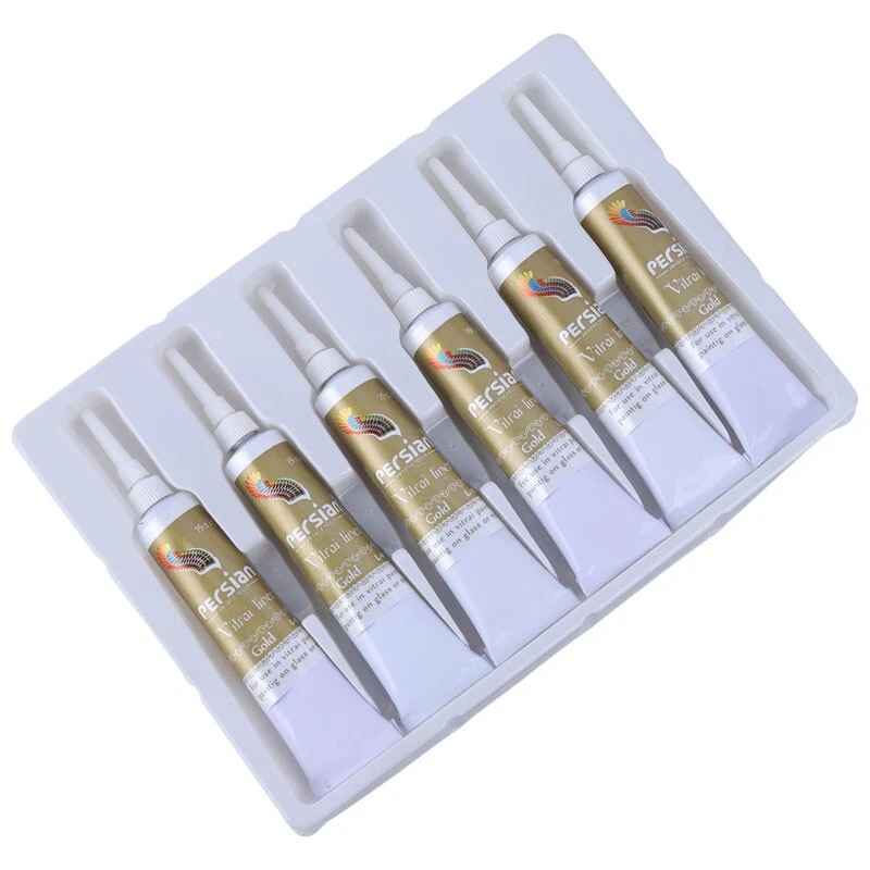 خمیر دورگیر طلایی پرشین L-103 حجم 19 میلی لیتر بسته 6 عددی